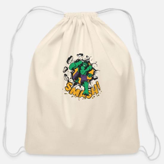 HULK SMASH' Cotton Drawstring Bag 